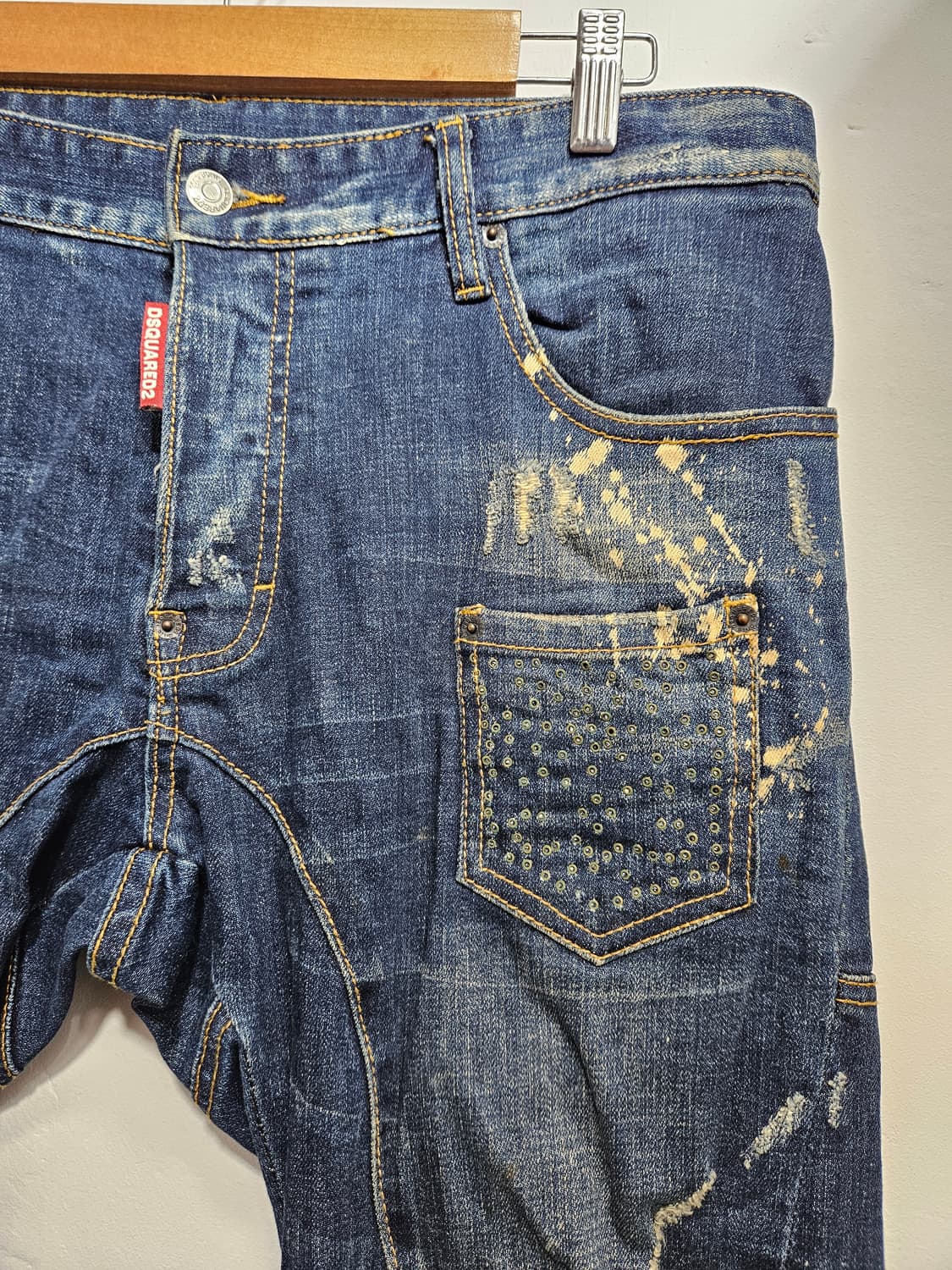 디스퀘어드2 워싱 데님팬츠 50 상품이미지5