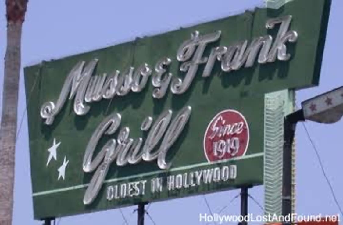 Musso & Frank Grill 철재간판 상품이미지4