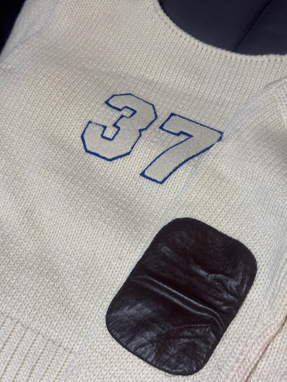 GBH 현주파크 콜라보_VINTAGE FOOTBALL KNIT 상품이미지5