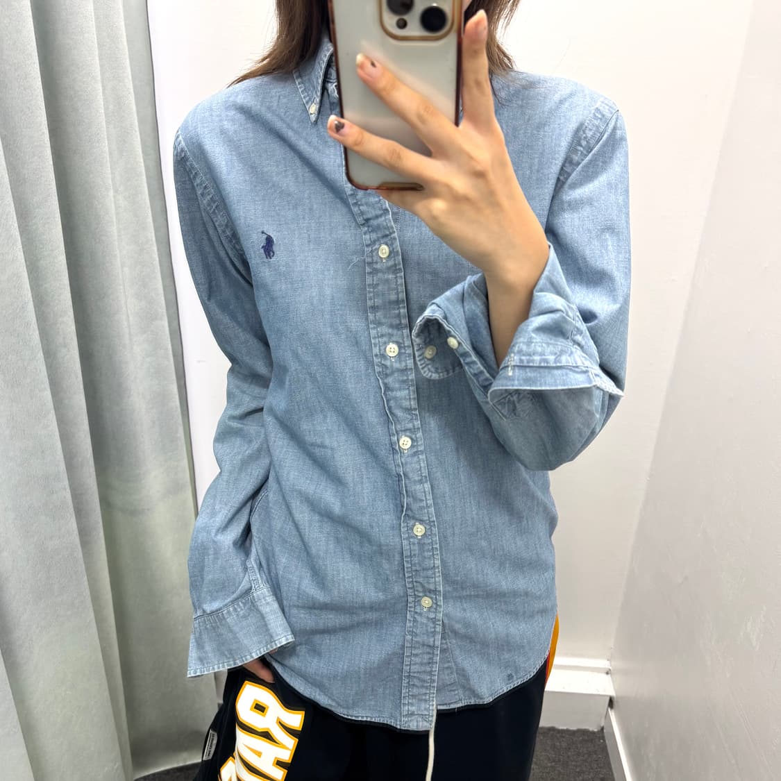 폴로 데님셔츠 상품이미지1
