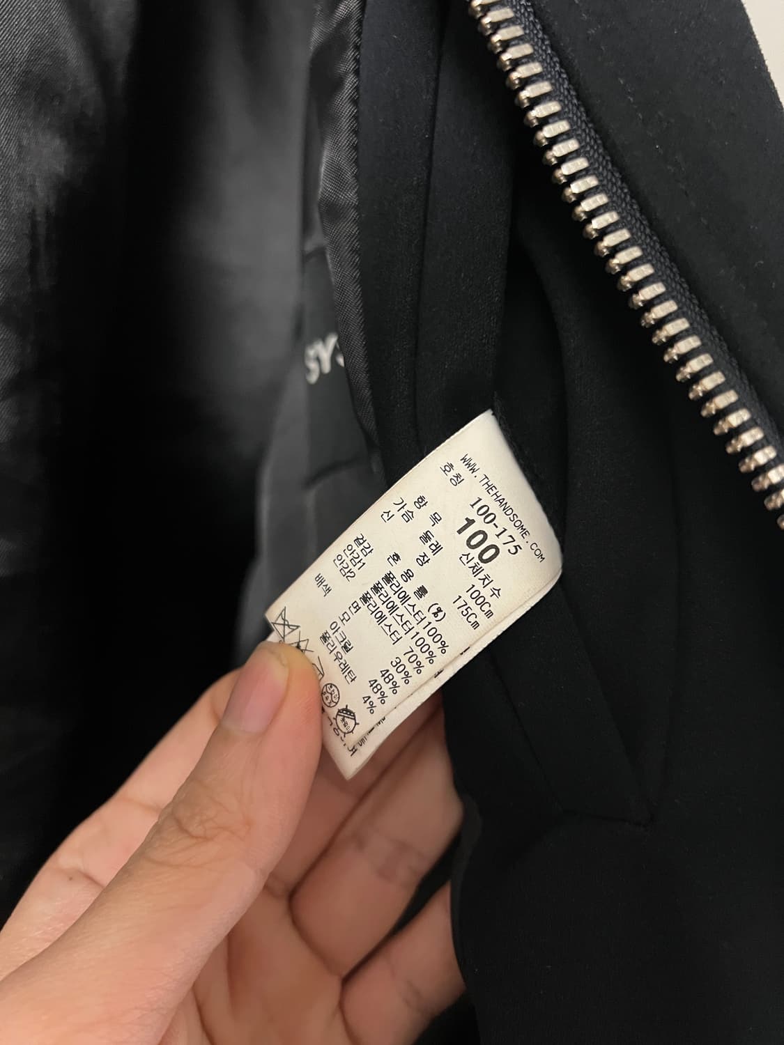 시스템옴므 블랙 스웨이드 블루종 자켓 상품이미지5