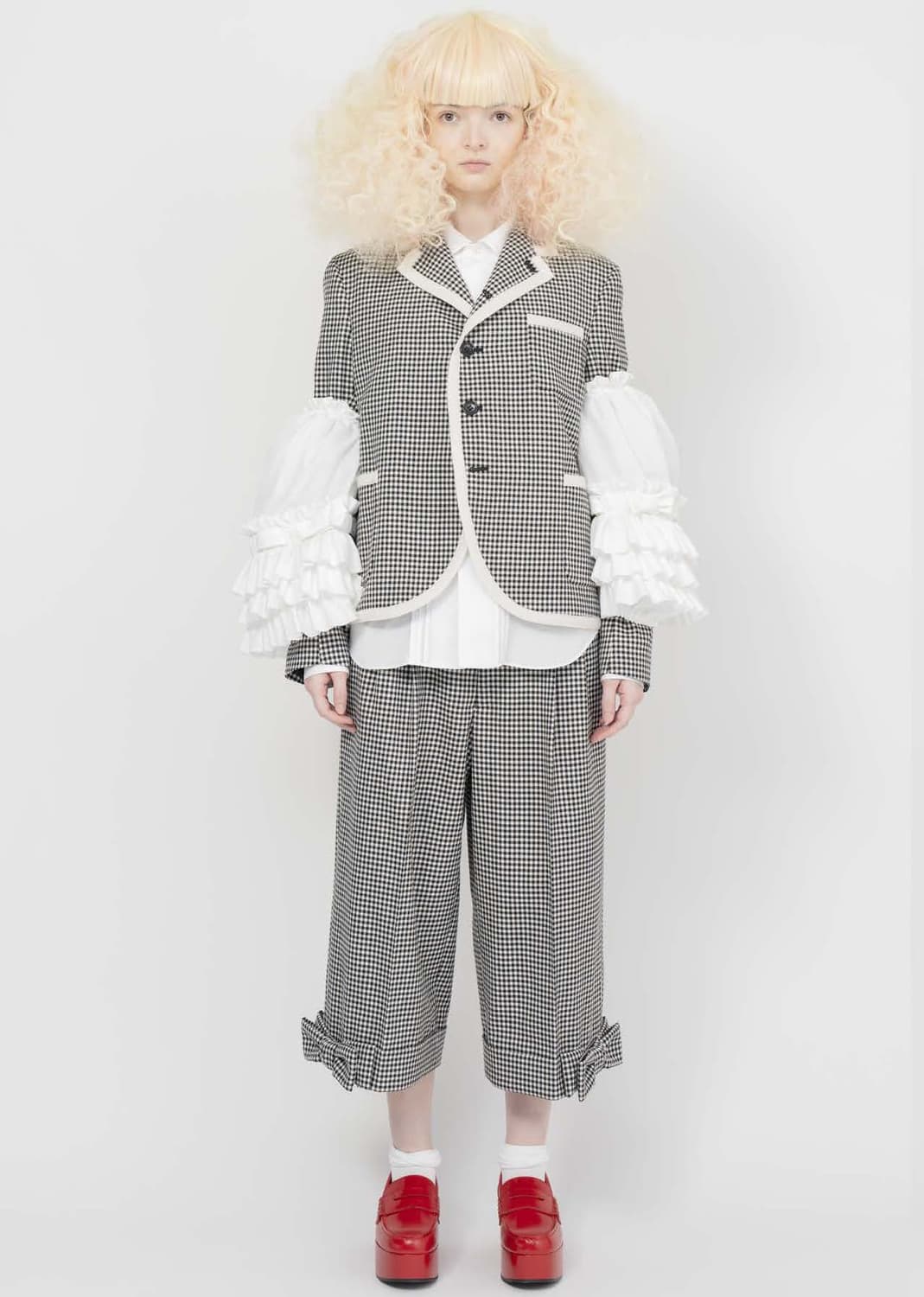 꼼데가르송 걸 리본 프릴 소데 25ss 상품이미지2