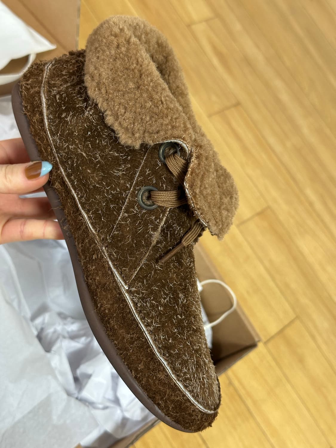 로우클래식 시어링 모카신 카멜 새상품 37 상품이미지7