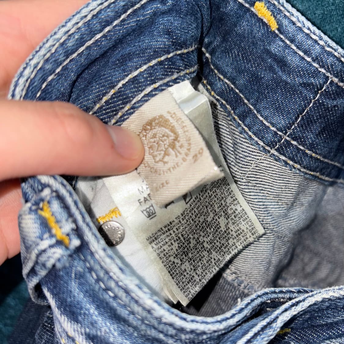 (33) 디젤 티멘 워싱 데미지 데님 팬츠 상품이미지7