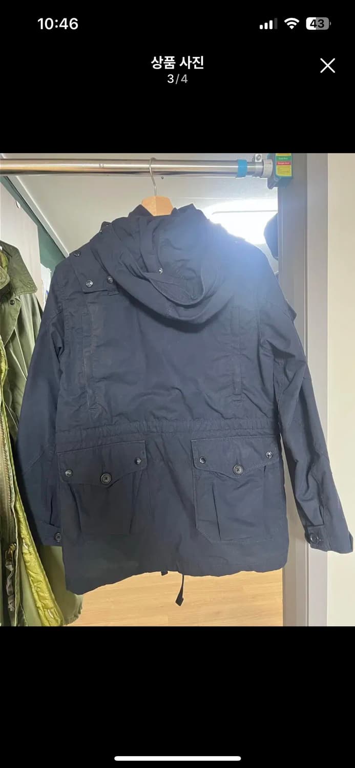 엔지니어드 가먼츠 필드파카 xs 판매 상품이미지3