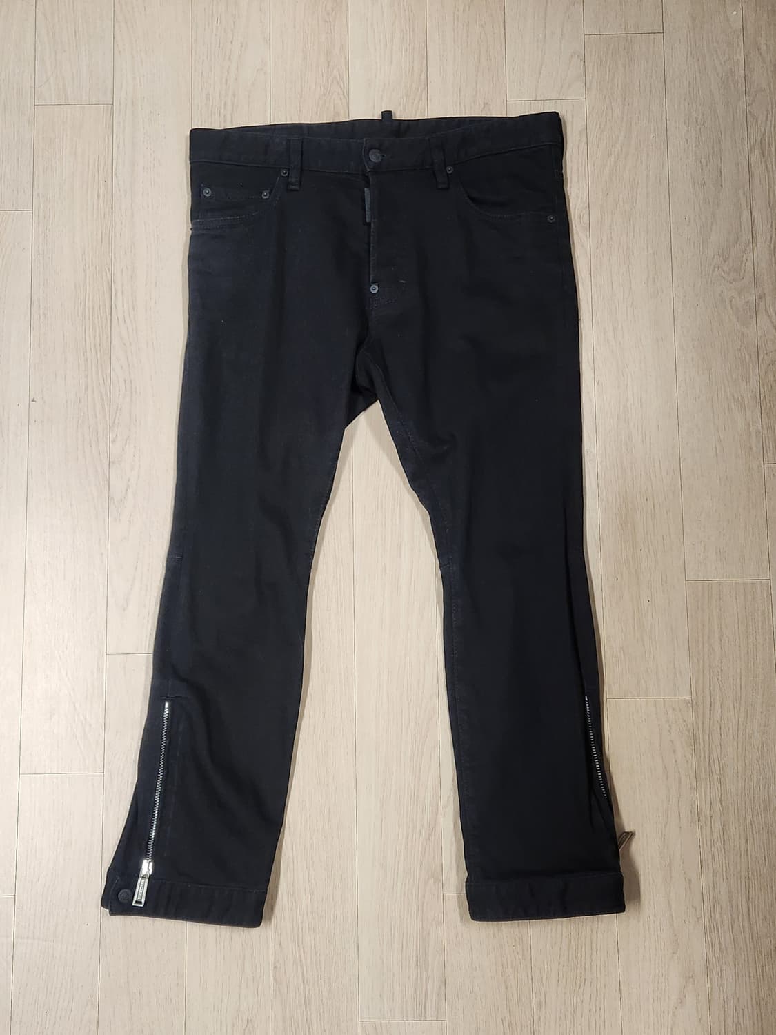 디스퀘어드2 바이커 스키니진 데님 팬츠지퍼슬립 48 상품이미지3