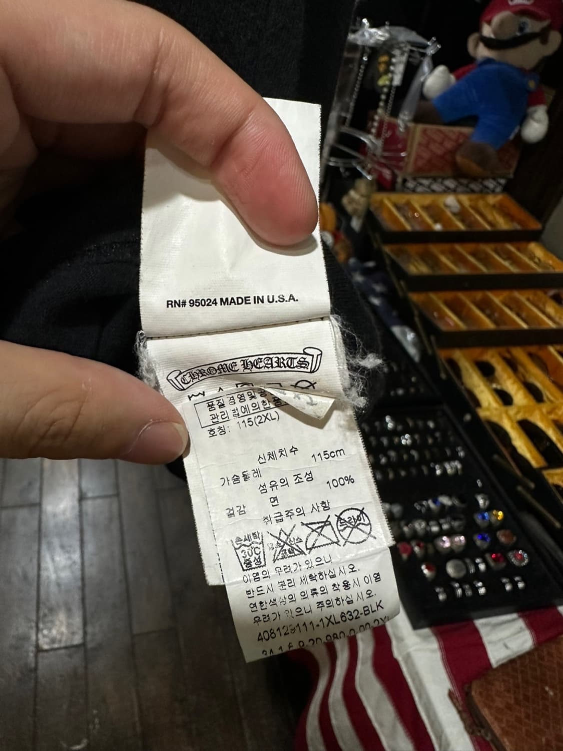 Chrome Hearts 크롬하츠 대거 라운드 티셔츠(오버핏) 상품이미지5
