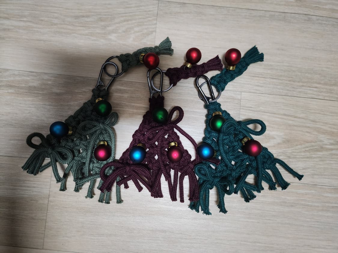 크리스마스 트리 키링 3세트 상품이미지3