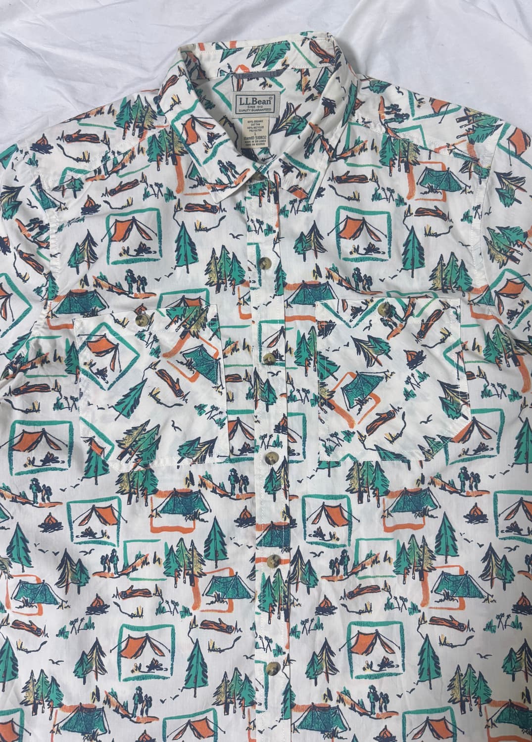 엘엘빈 캠프 패턴 셔츠 상품이미지3