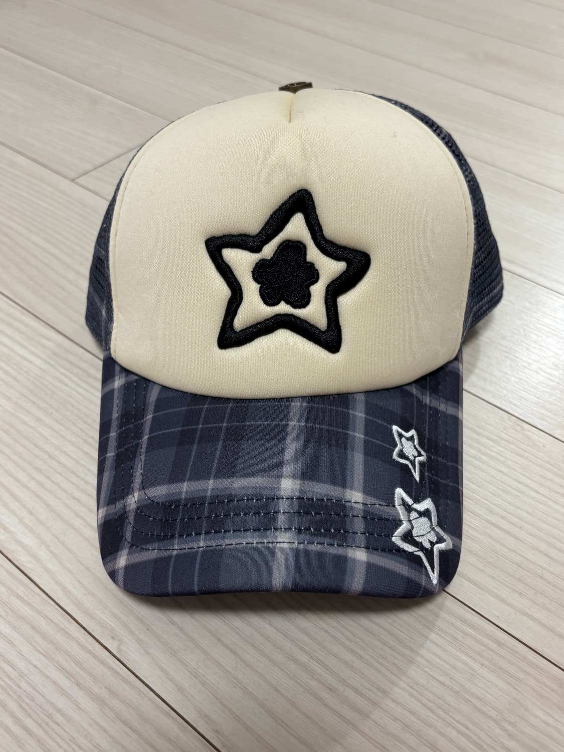 스타팀 트러커햇 체크 블루 2024 상품이미지1