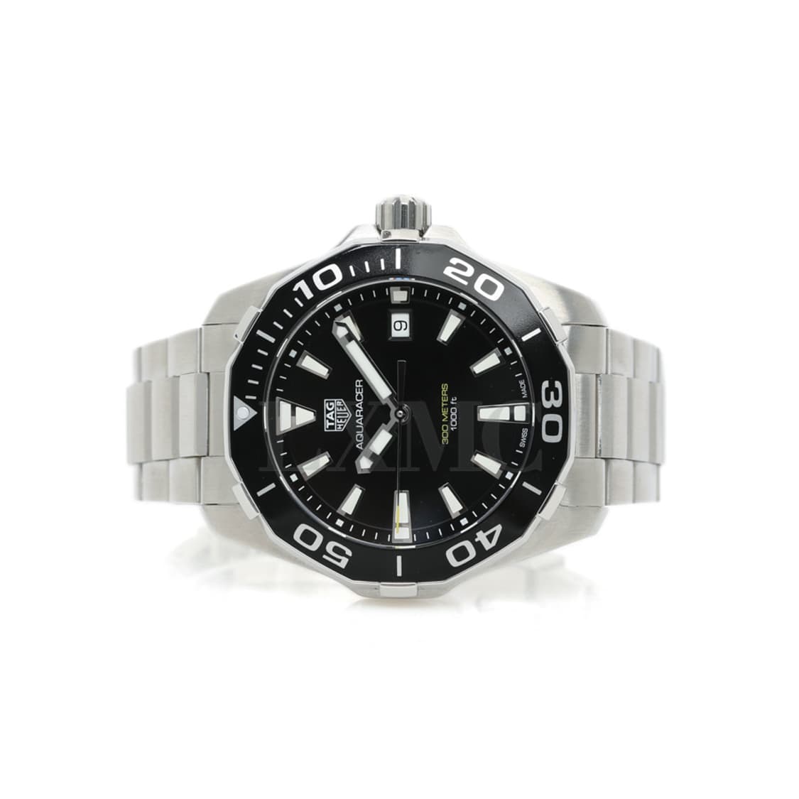 태그호이어 아쿠아레이서 블랙 스틸 워치 WAY111A 시계 상품이미지1