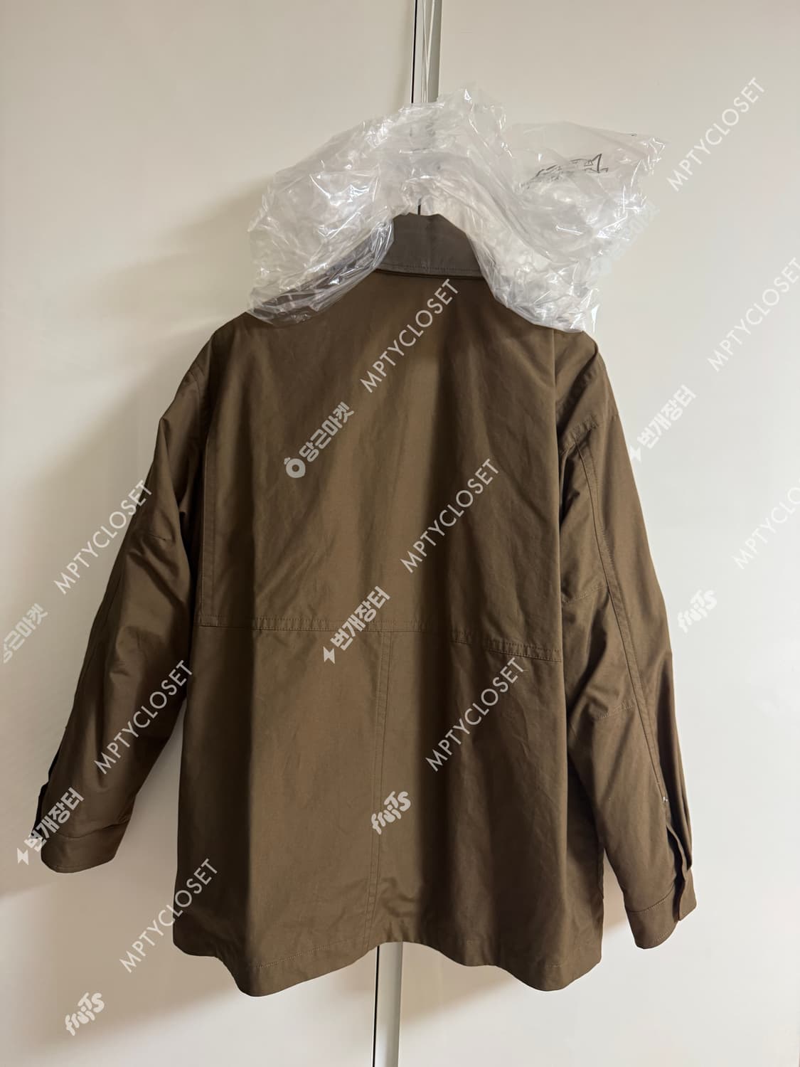 [M 새제품] 커스텀멜로우 25fw 브라운 밀러레인 파이어맨 자켓 상품이미지6