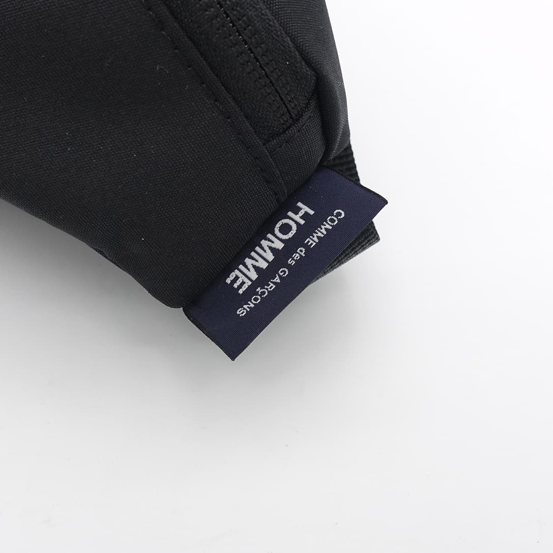 COMMEDESGARCONS 꼼데가르송 옴므 블랙 코듀라 웨이스트 벨트백 상품이미지6