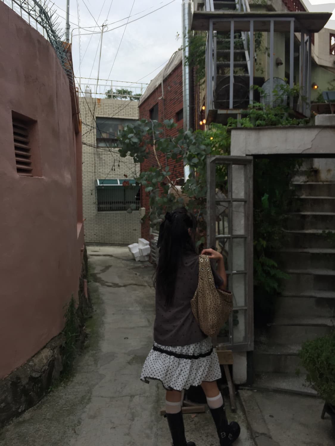 대장템 하구미 땡땡이 스커트 상품이미지2