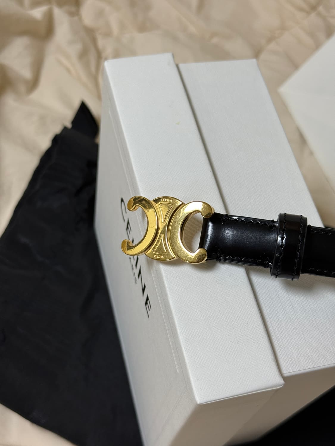 셀린느 트리옹페 벨트 스몰(18mm) 75사이즈 상품이미지5