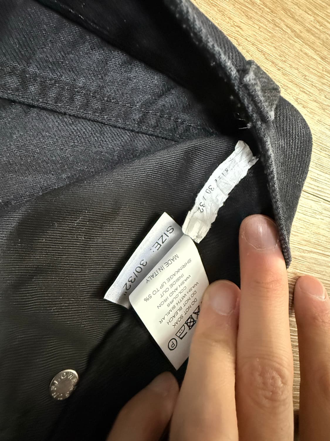 선플라워 스탠다드 데님 블랙 상품이미지4