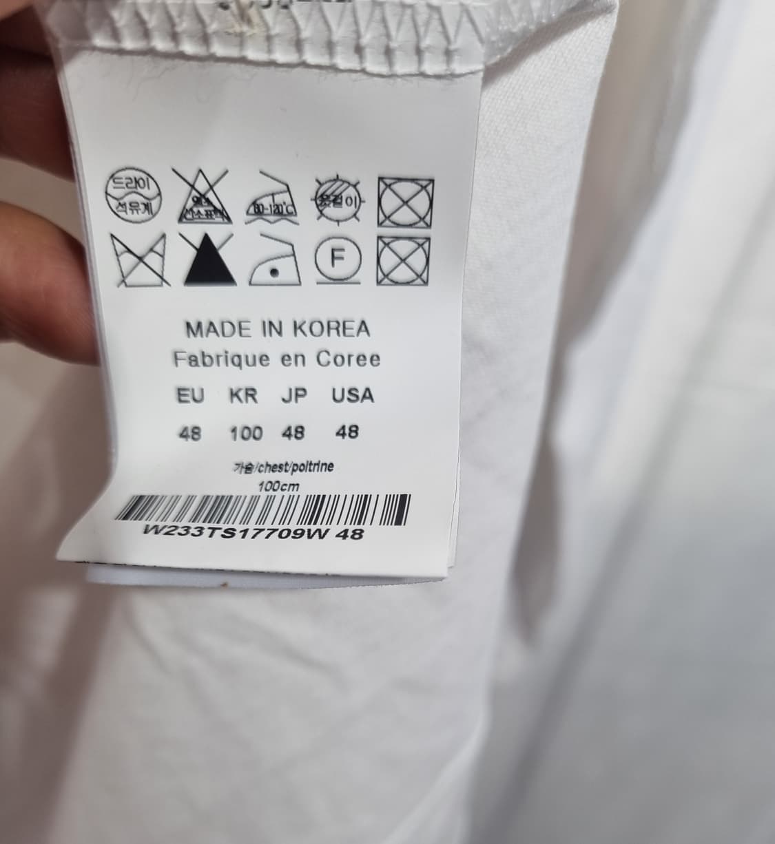 정품) 우영미 코튼 롱슬리브  상품이미지9