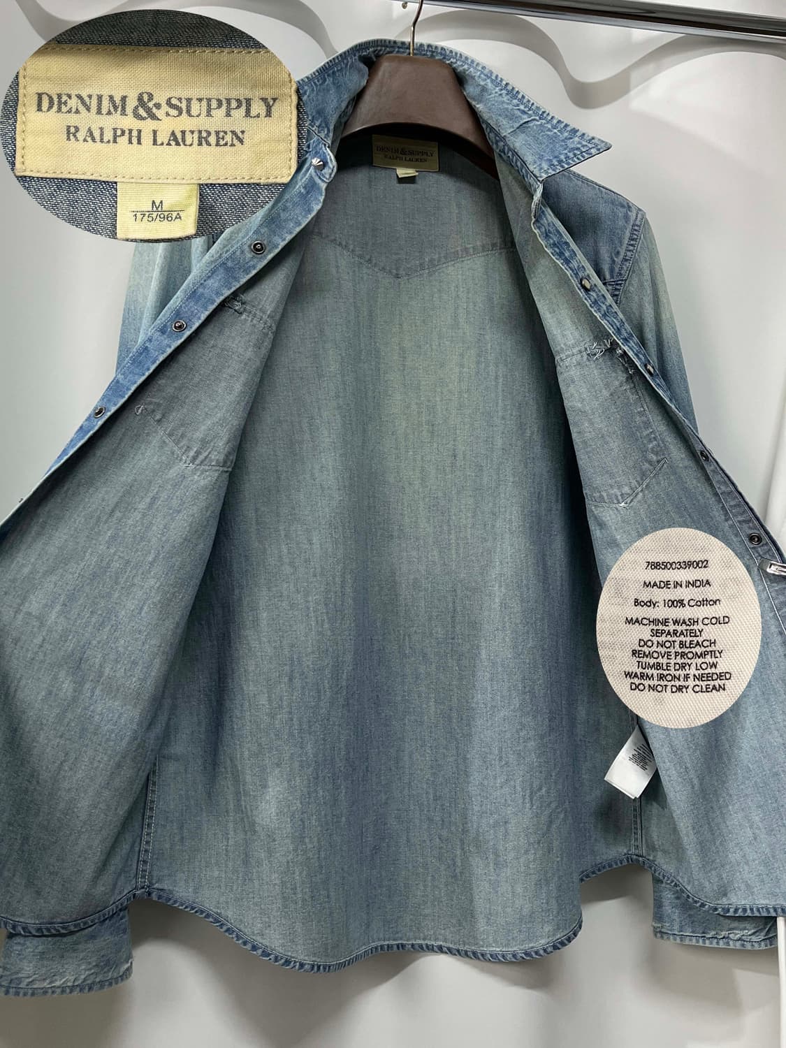 폴로 랄프로렌 콘초 썬더버드 워시드 사우스웨스턴 셔츠 상품이미지3