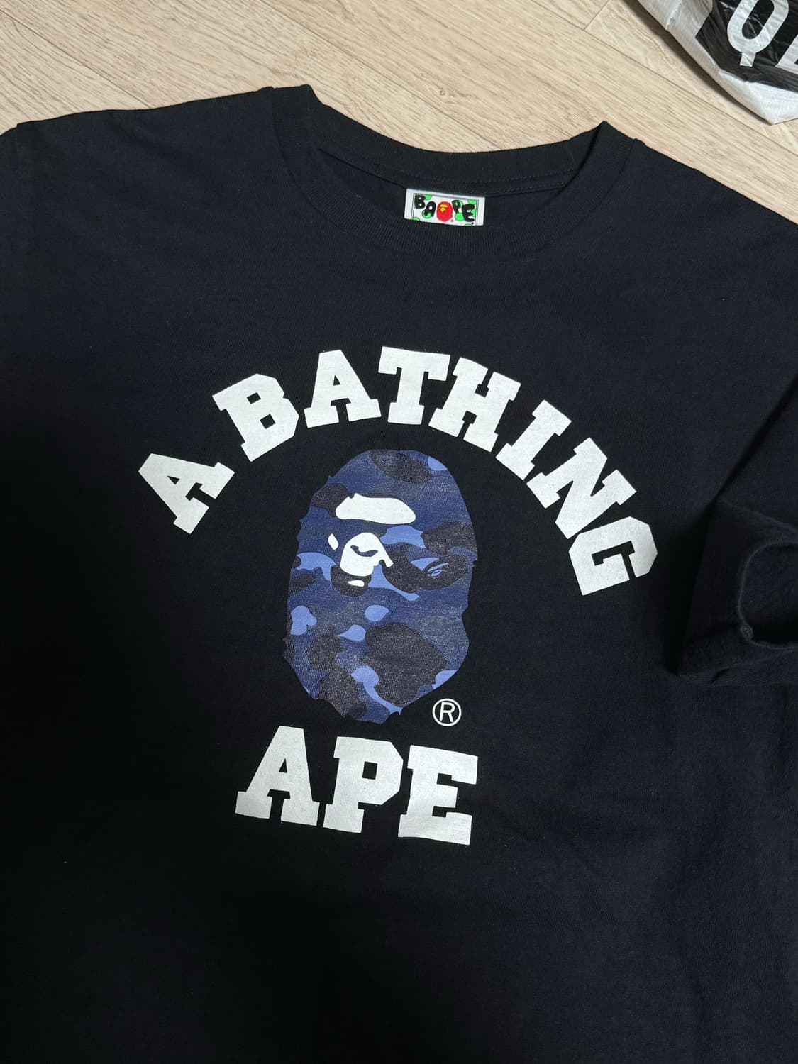 베이프 카모컬리지 블랙네이비 M 상품이미지1