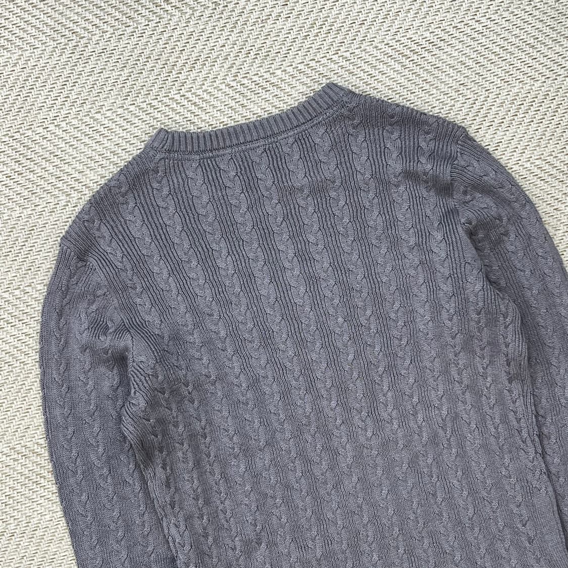 타미 라운드넥 꽈배기 니트 r2804 상품이미지4