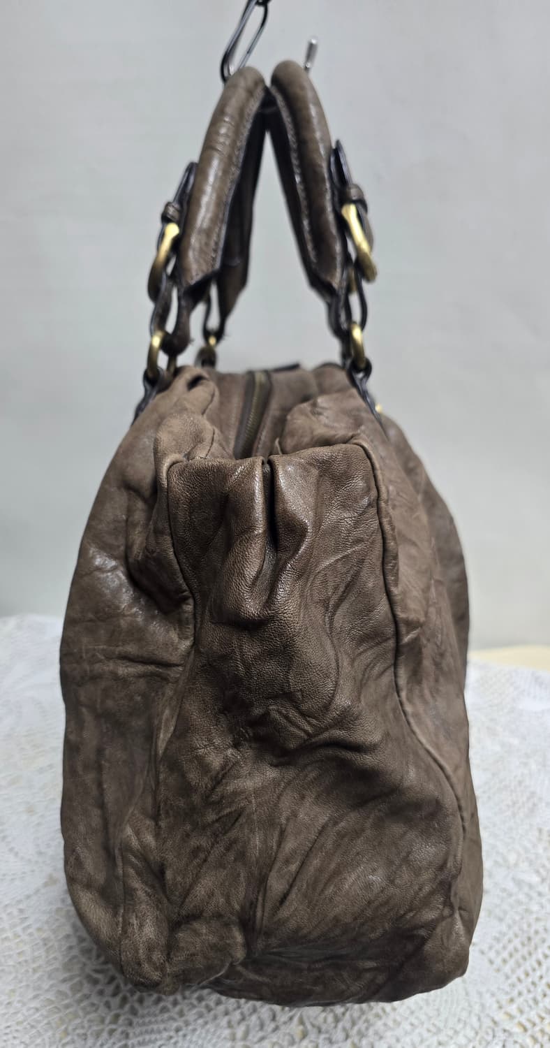 앤클라인 가죽 주름 토트백 상품이미지5