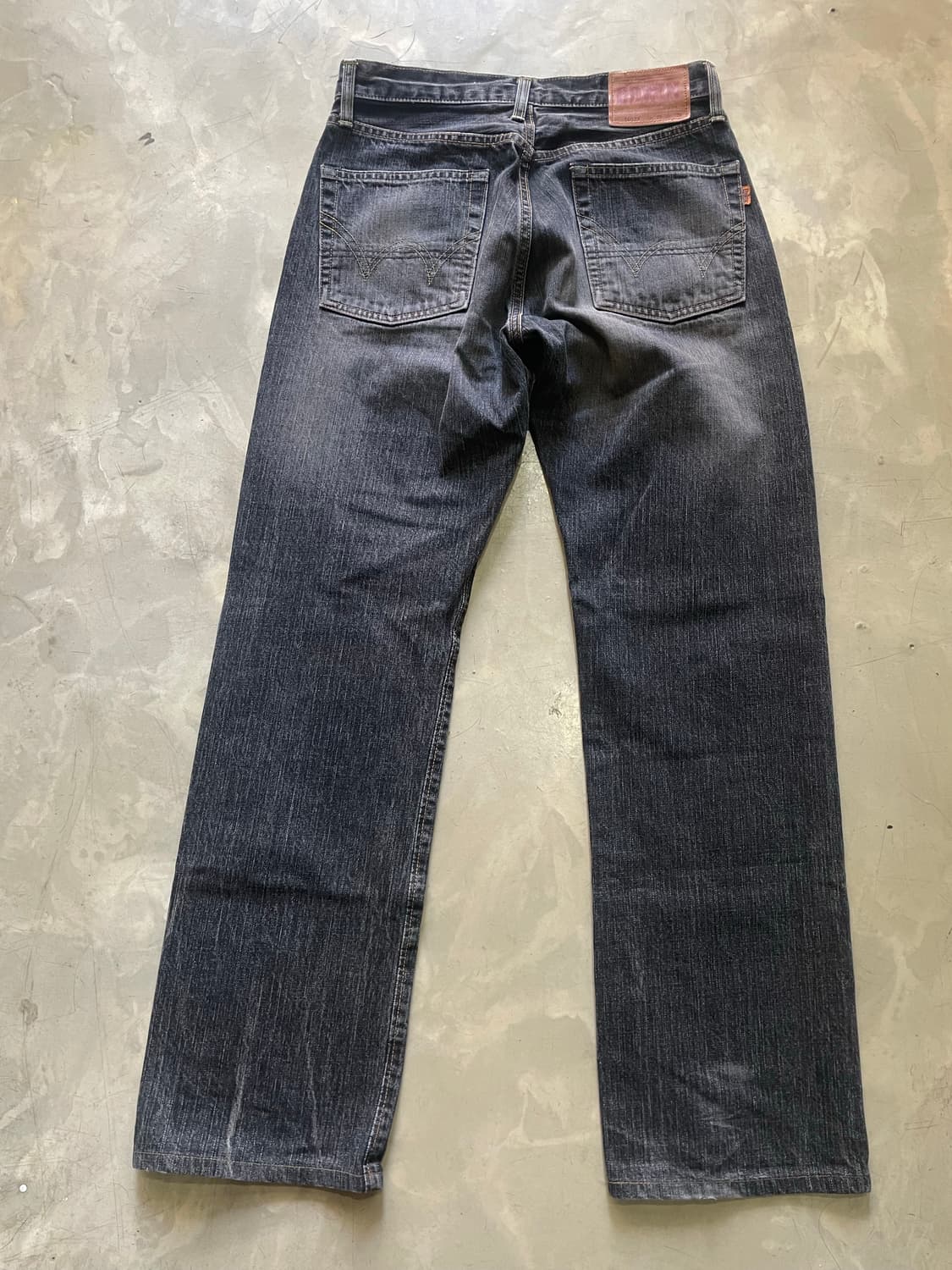 EDWIN 505ZX SELVAGE BLACK DENIM 29x33 상품이미지5