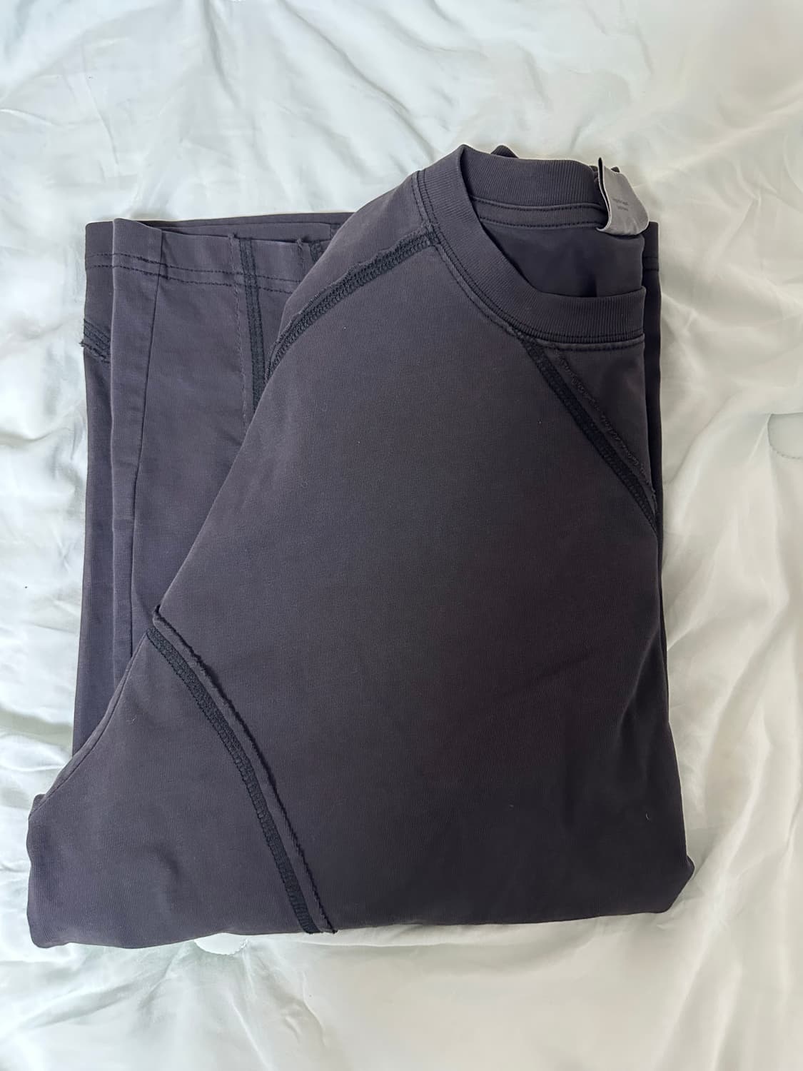 노매뉴얼 롱슬리브 L washed black 상품이미지1