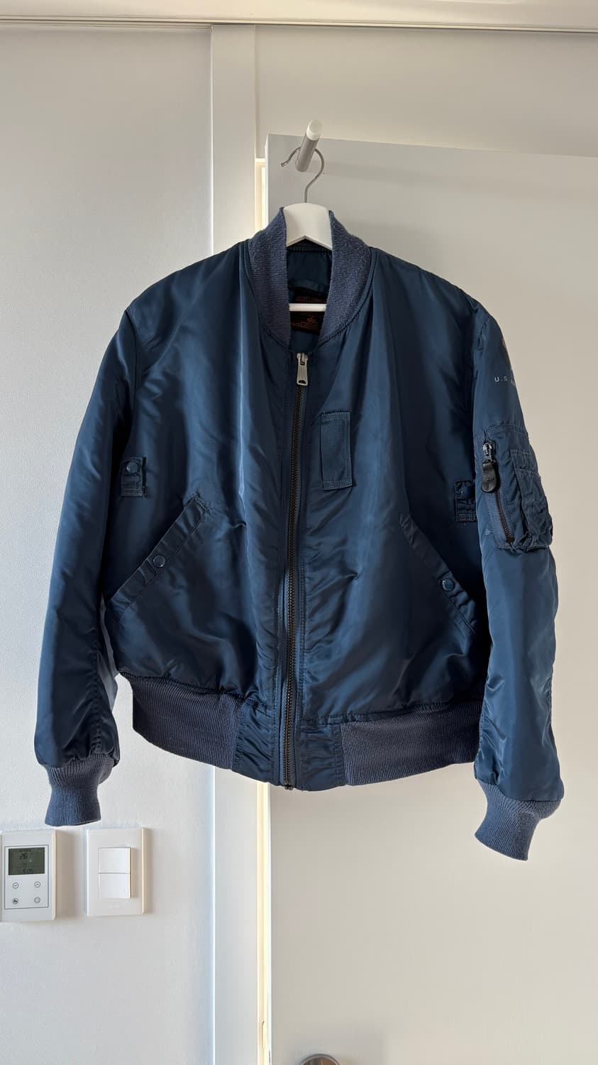 (XL) 90s(추정) 빈티지 알파인더스트리 민수용 ma-1 상품이미지1