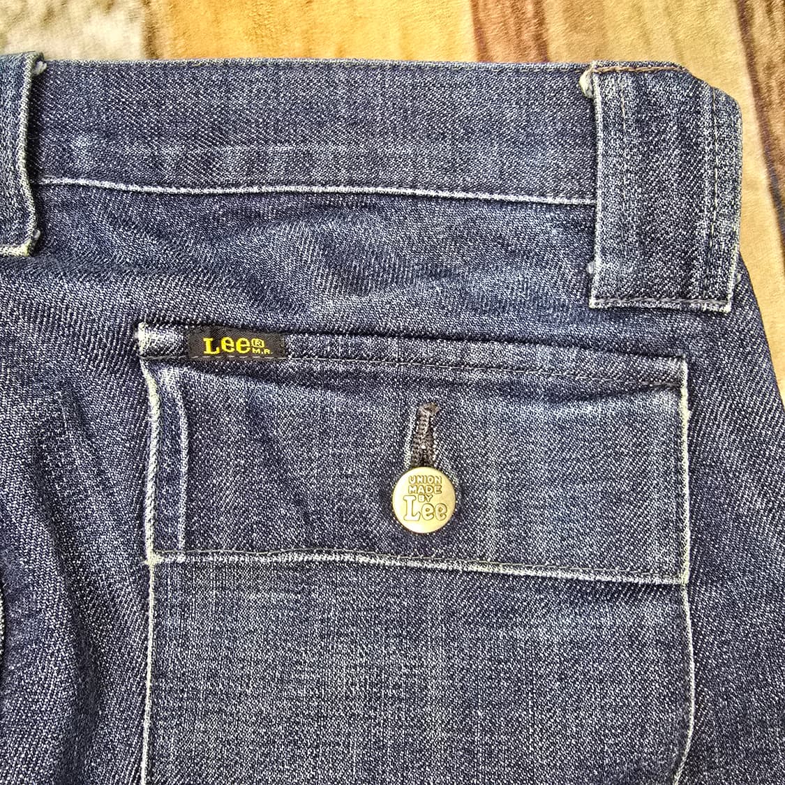 00s Japan Vintage Lee 로우라이즈드 데님 부시팬츠 32 상품이미지9