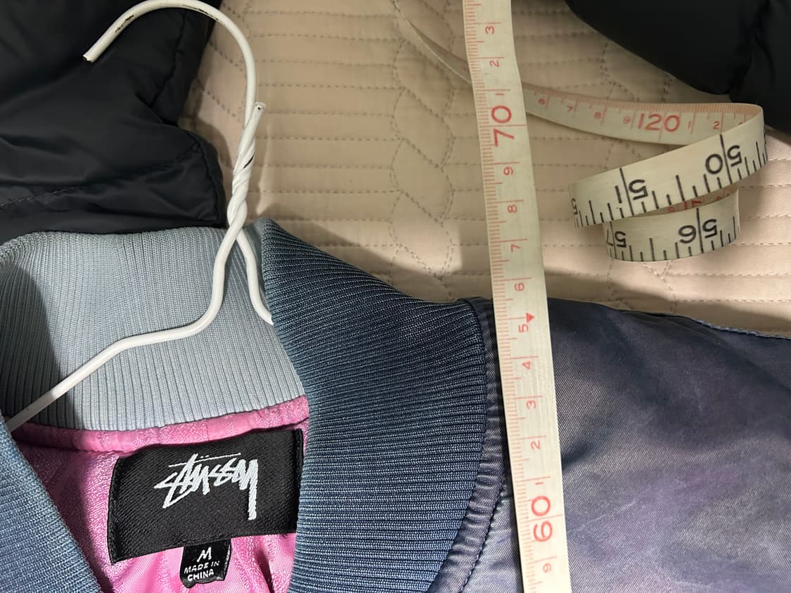 스투시 다이드 나일론 봄버 ma-1 m사이즈 상품이미지4