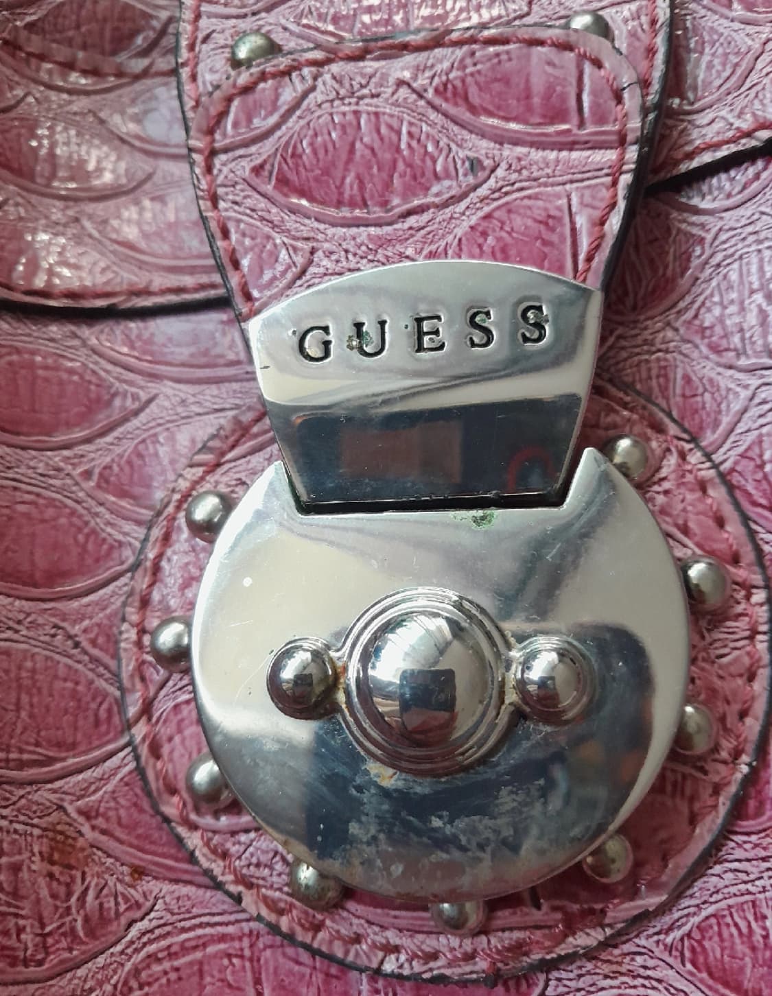 Guess Vintage pink  y2k 숄더백 상품이미지6