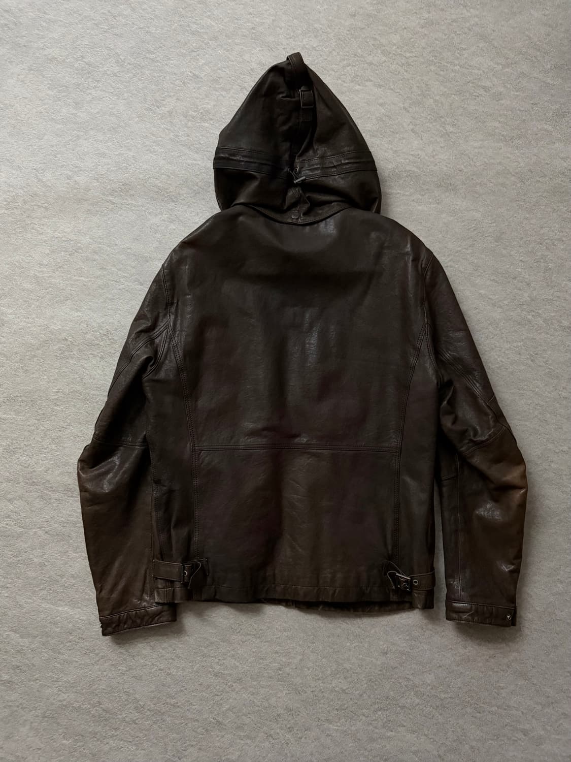 CP컴퍼니 고글 램스킨 레더자켓 상품이미지2