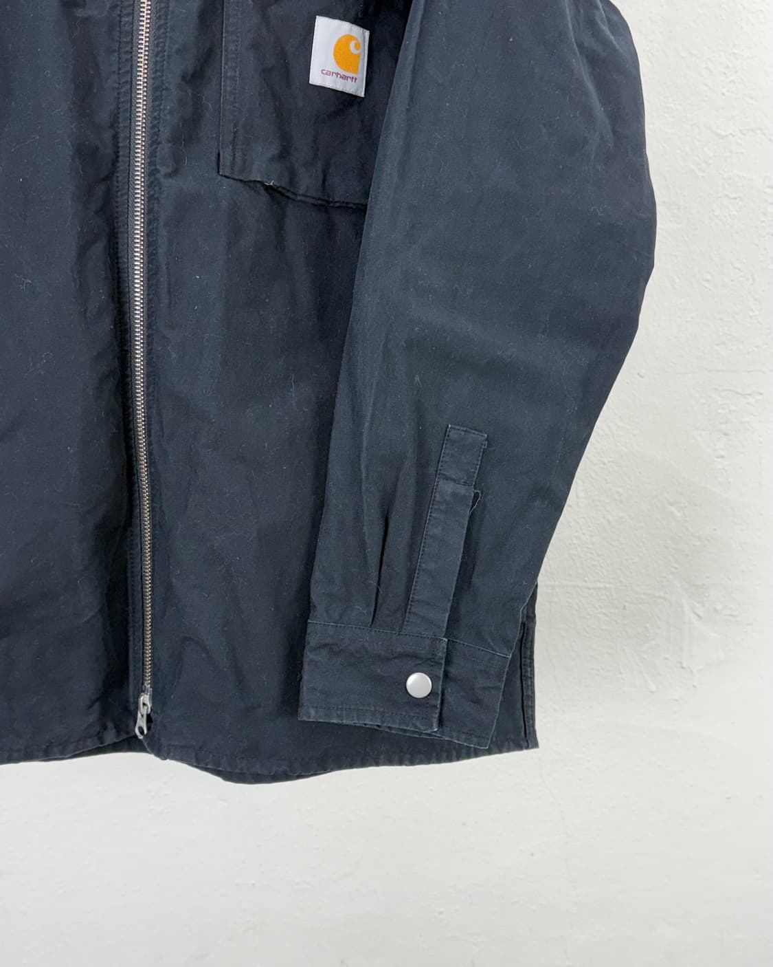 칼하트 wip 블랙 랜더 코튼 셔츠 자켓 상품이미지5