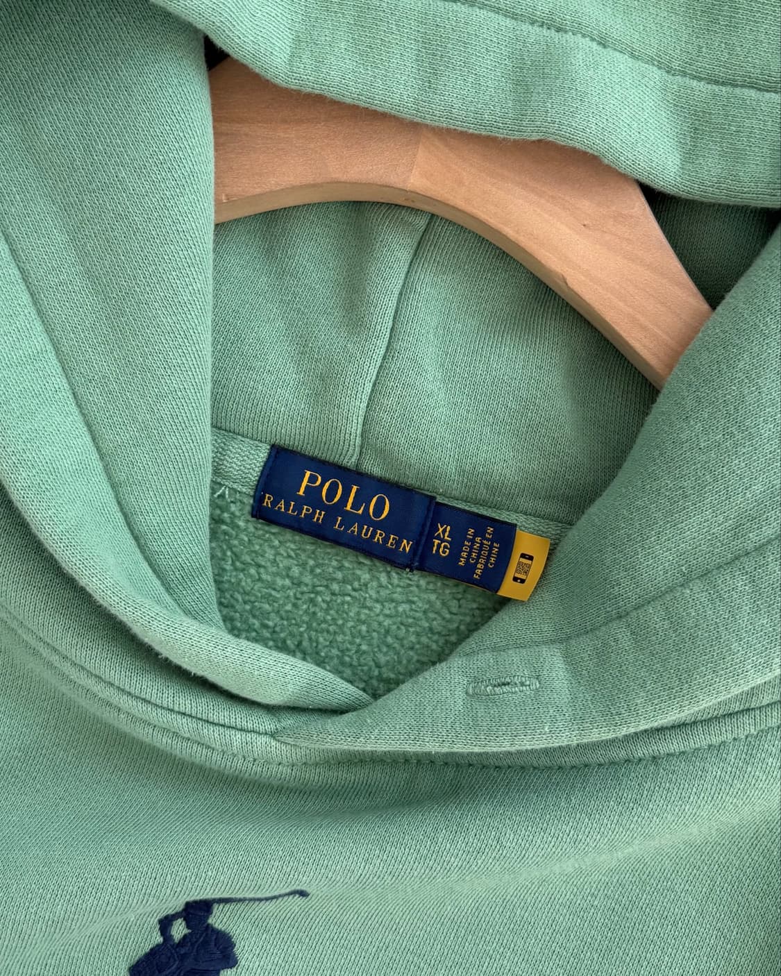 Polo 폴로 랄프로렌 QR라벨 빅포니 후드티 상품이미지3