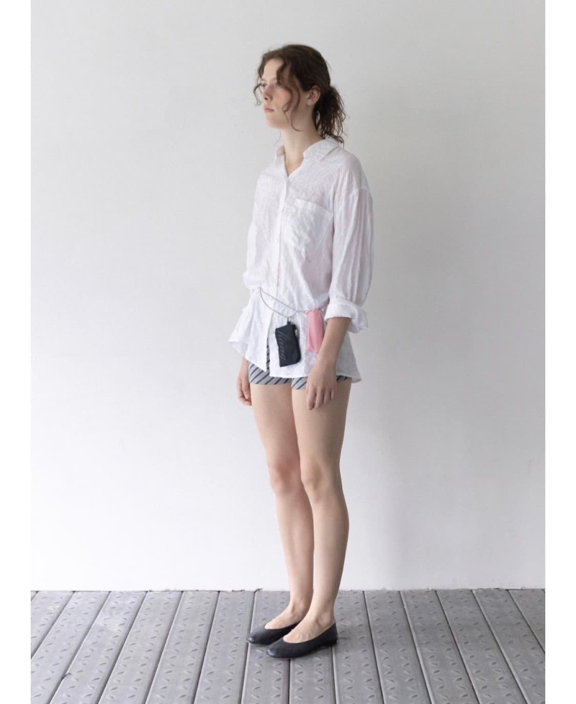새상품:)헤이그 a vintage over shirt(white) 상품이미지6