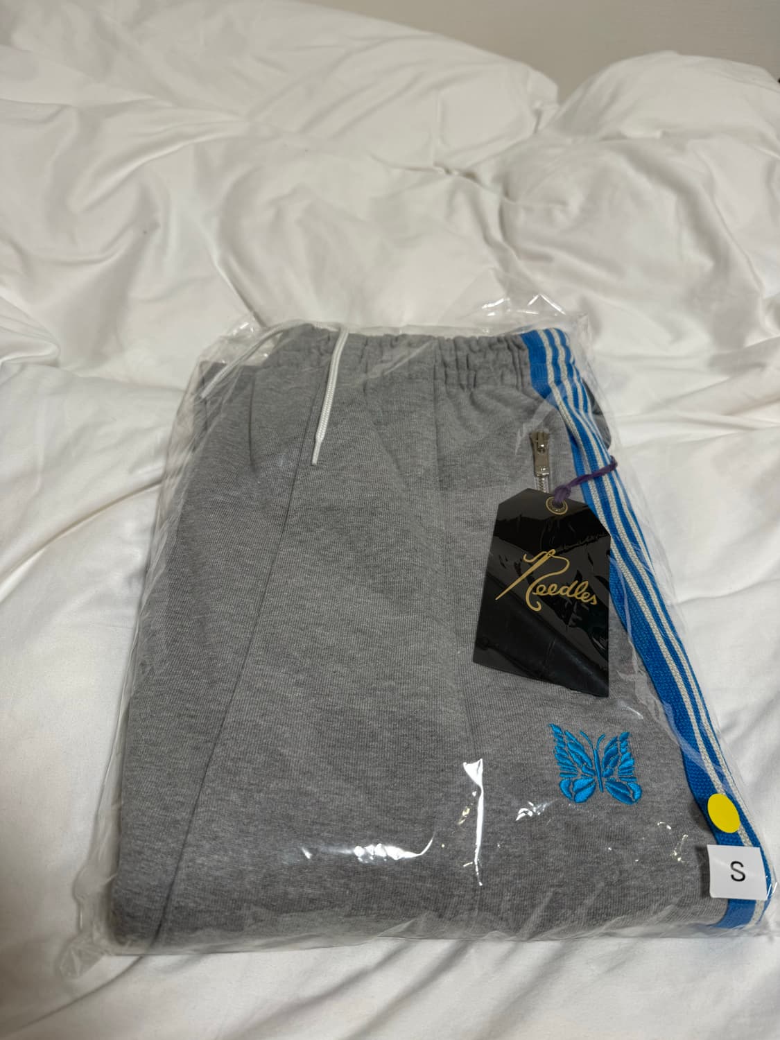 니들스 X LHP 한정판 HD 스웻팬츠 S사이즈 완전 새상품 풀구성 판매 상품이미지1