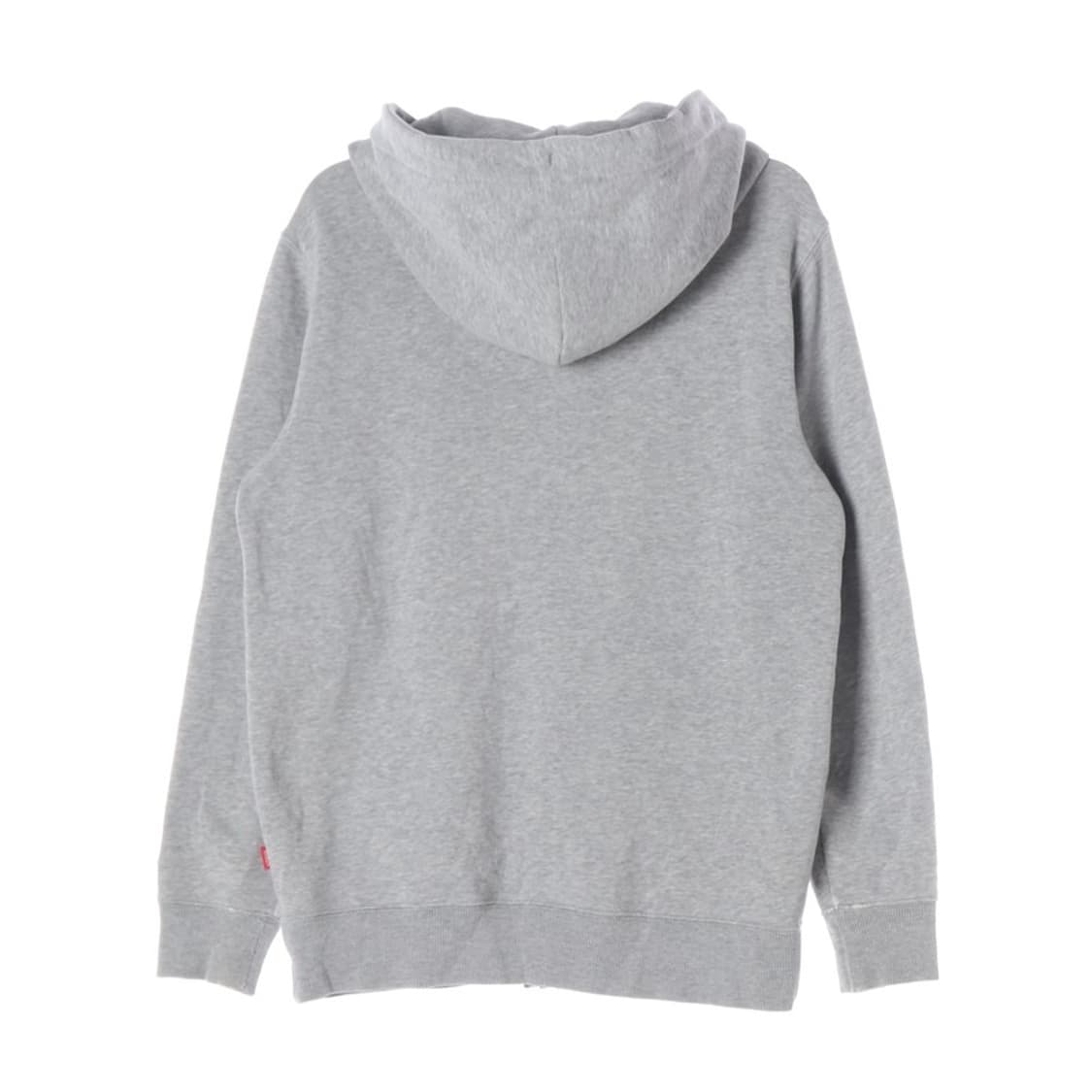 반스 스몰로고 체커보드 디테일 기모 후드집업 그레이 S 상품이미지2