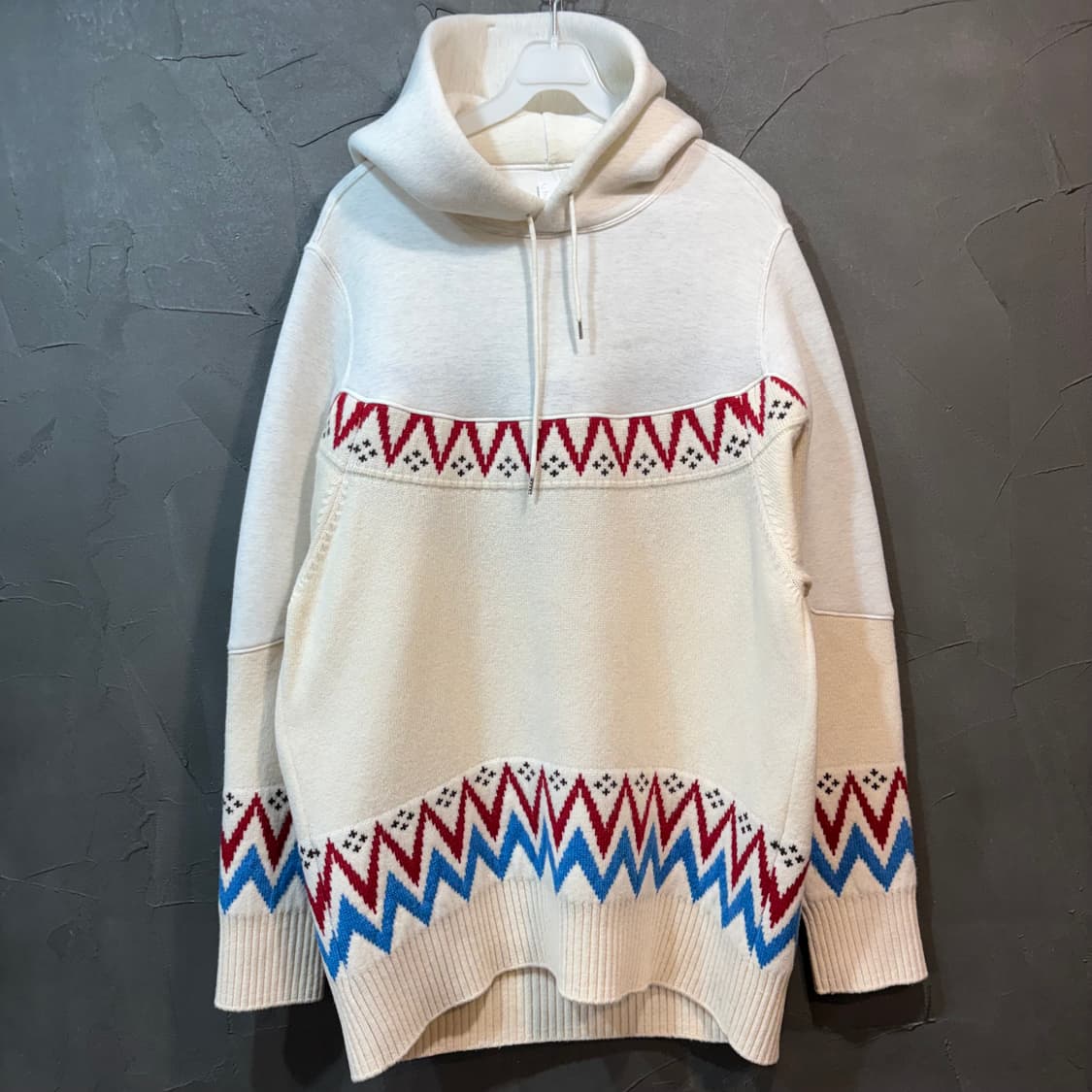 [2] SACAI 사카이 후드 니트 상품이미지1