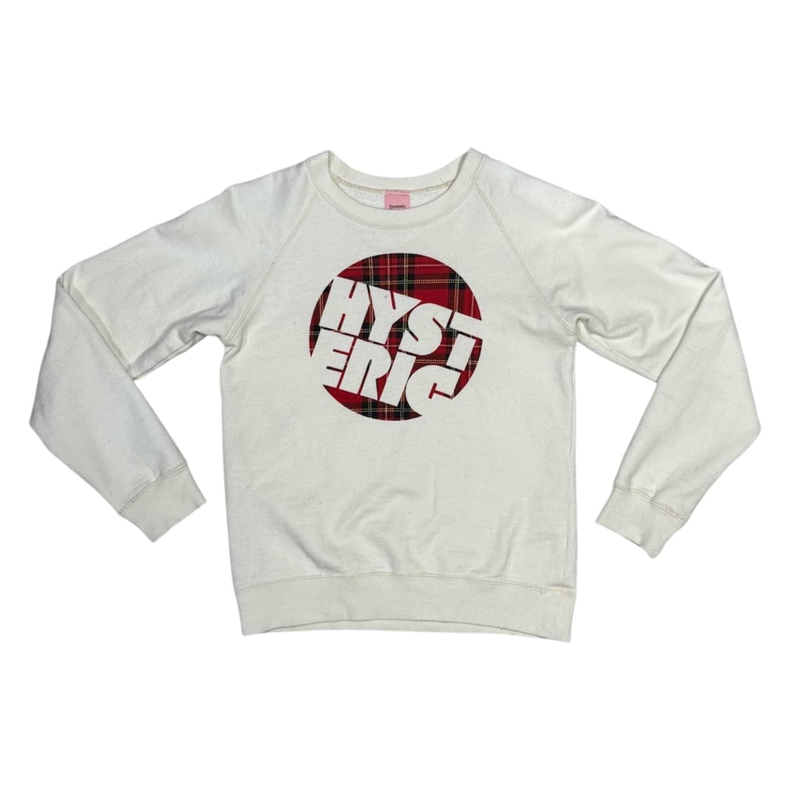 히스테릭 글래머 아카이브 체크 패턴 퍽베어 맨투맨 스웨터 상품이미지2