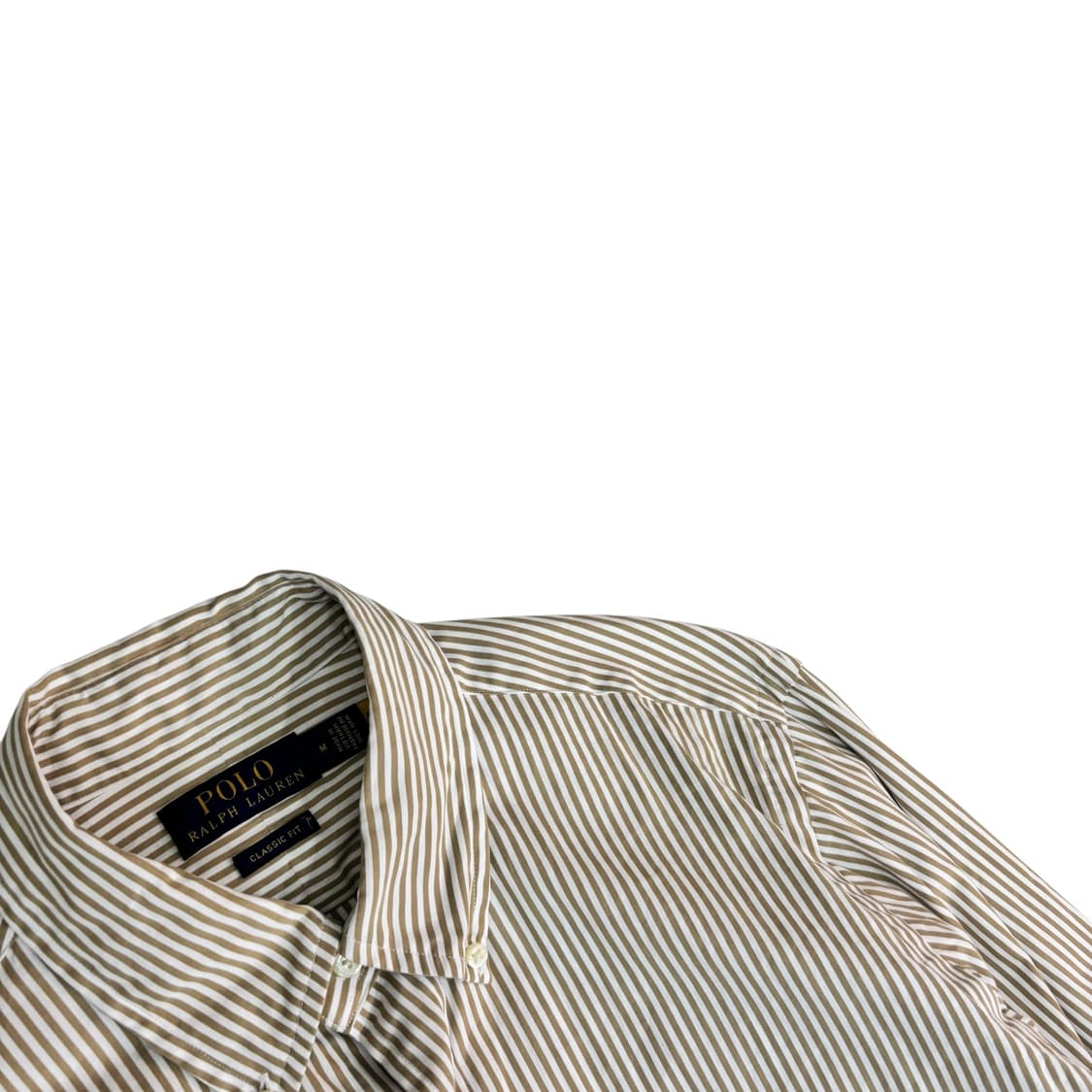 폴로 랄프로렌 QR 클래식 핏 스트라이프 셔츠 상품이미지3