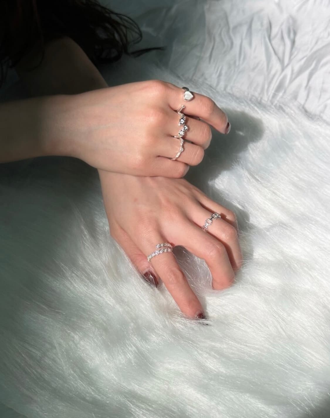 <새상품>실버925 로즈 오픈링 은반지 실버반지 빈티지링 상품이미지4