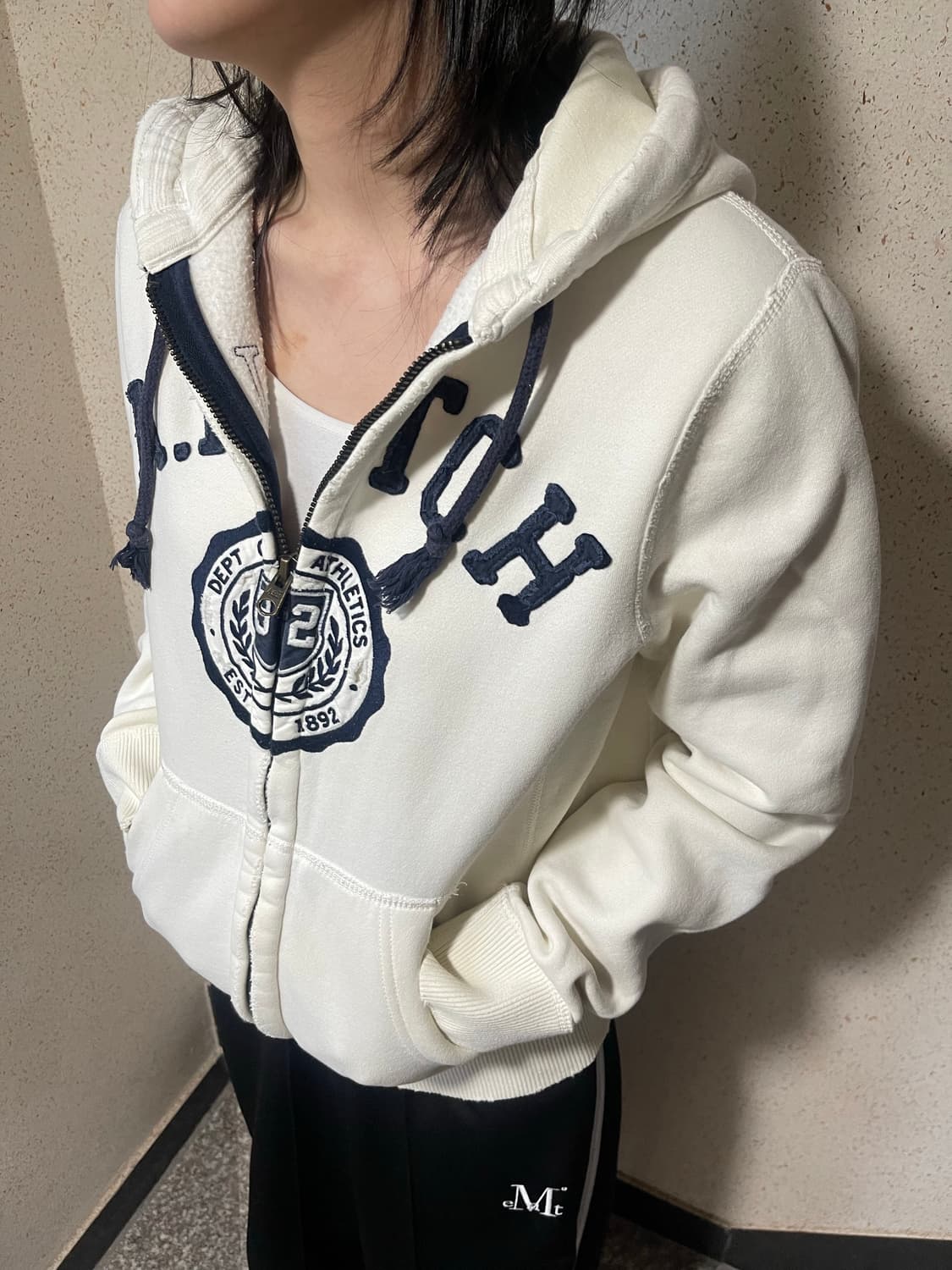 아베크롬비 빅로고 후드집업 상품이미지2