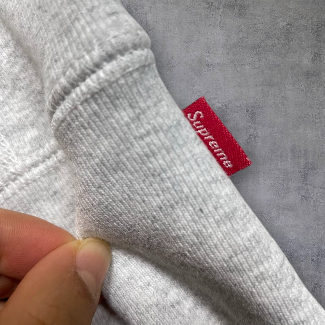 슈프림 Supreme 애쉬그레이 뉴욕 샵 스몰 박스 크루넥 맨투맨 L 상품이미지7