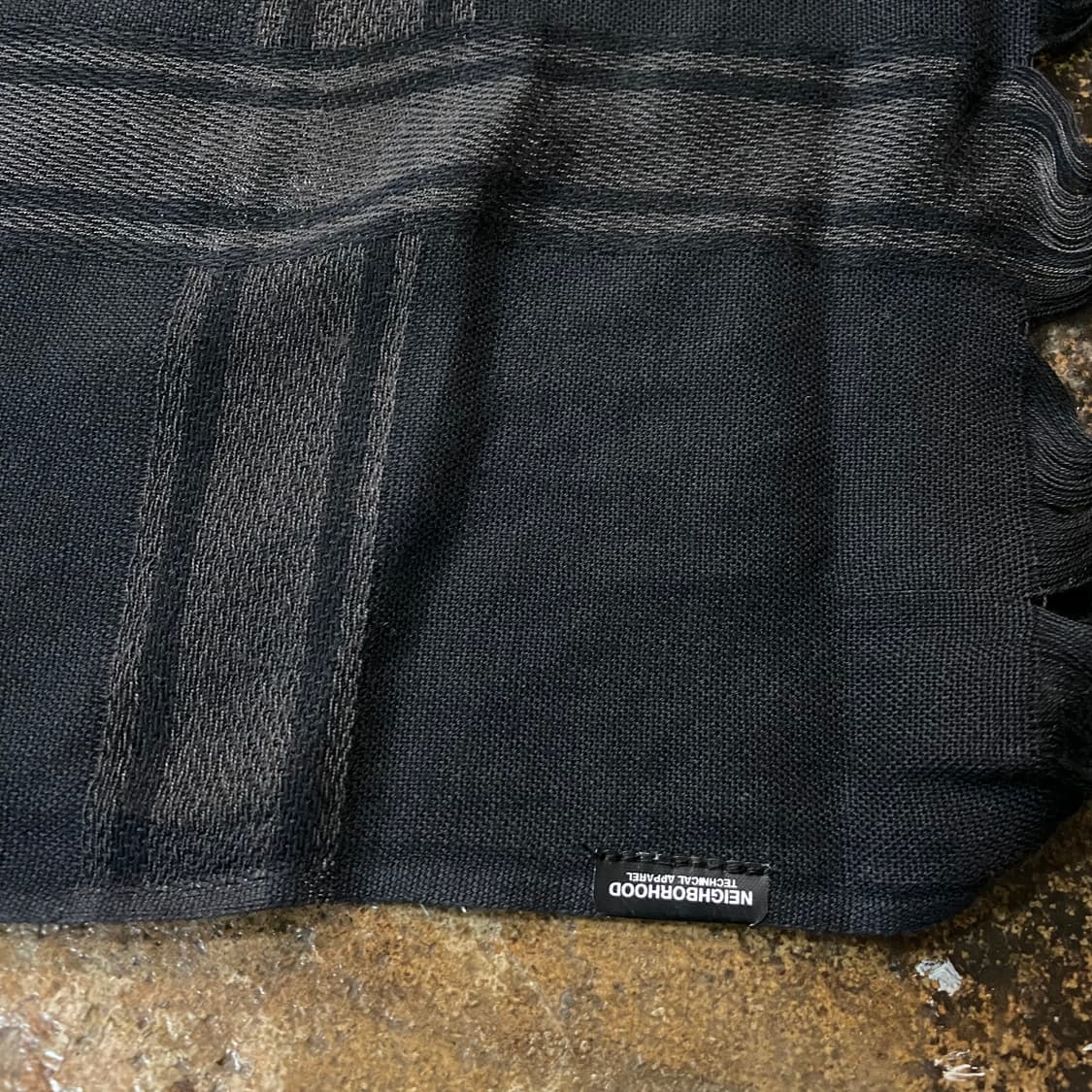 Neighborhood 평화패턴 블랙 스카프 상품이미지6