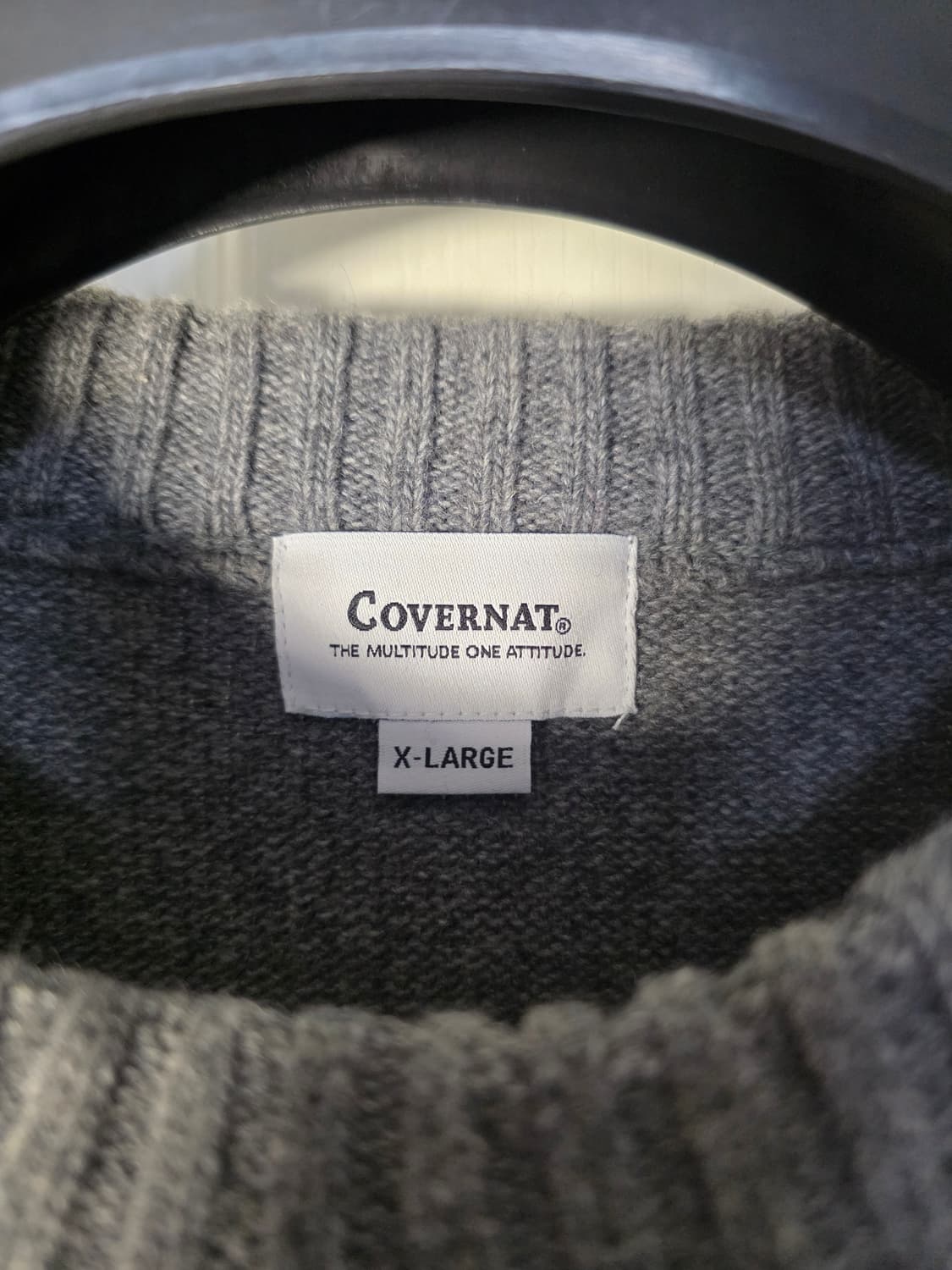 커버낫 C 로고 니트 XL 상품이미지4