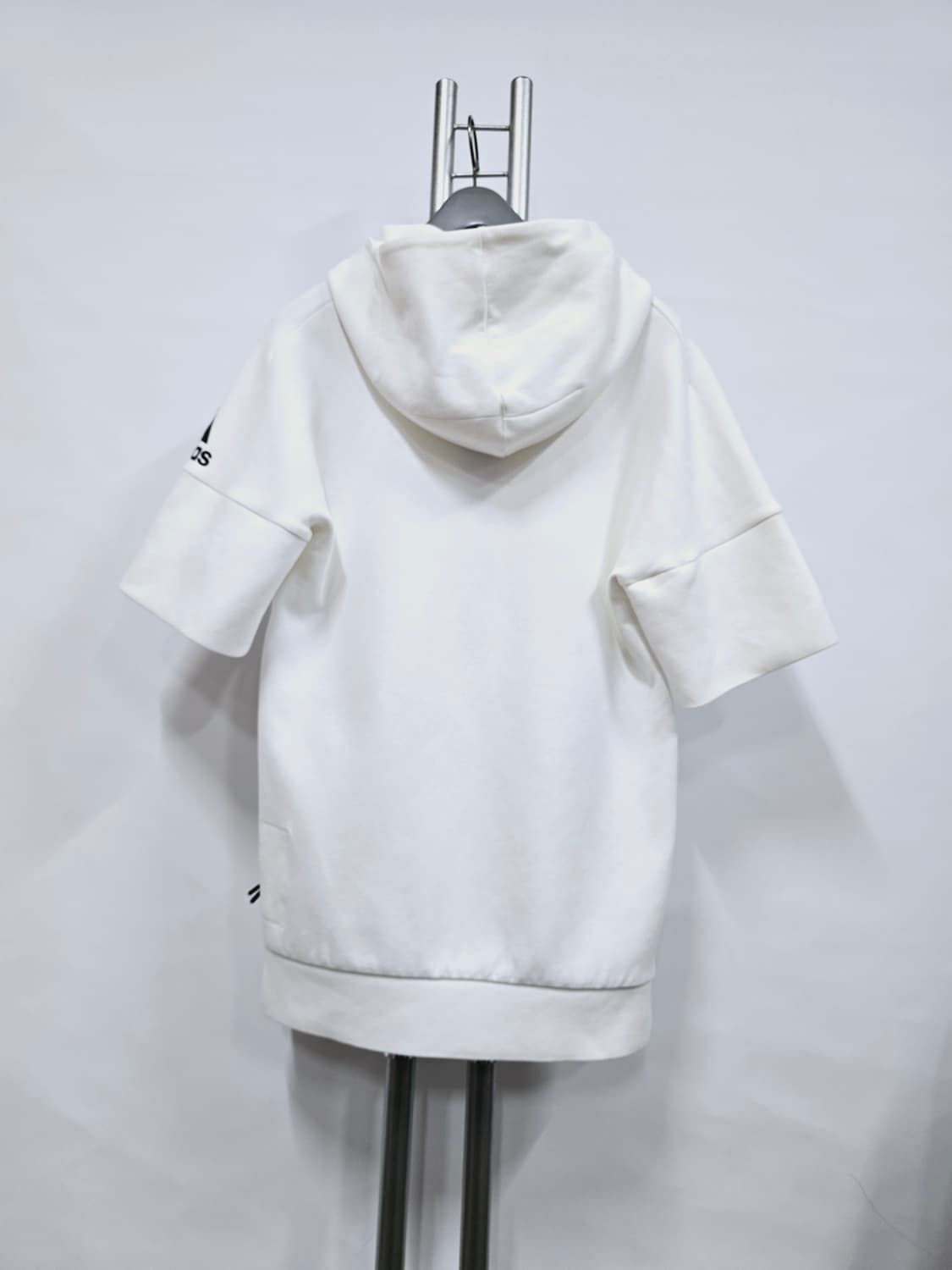 아디다스 코튼  후드 반팔집업 운동복 95 상품이미지6