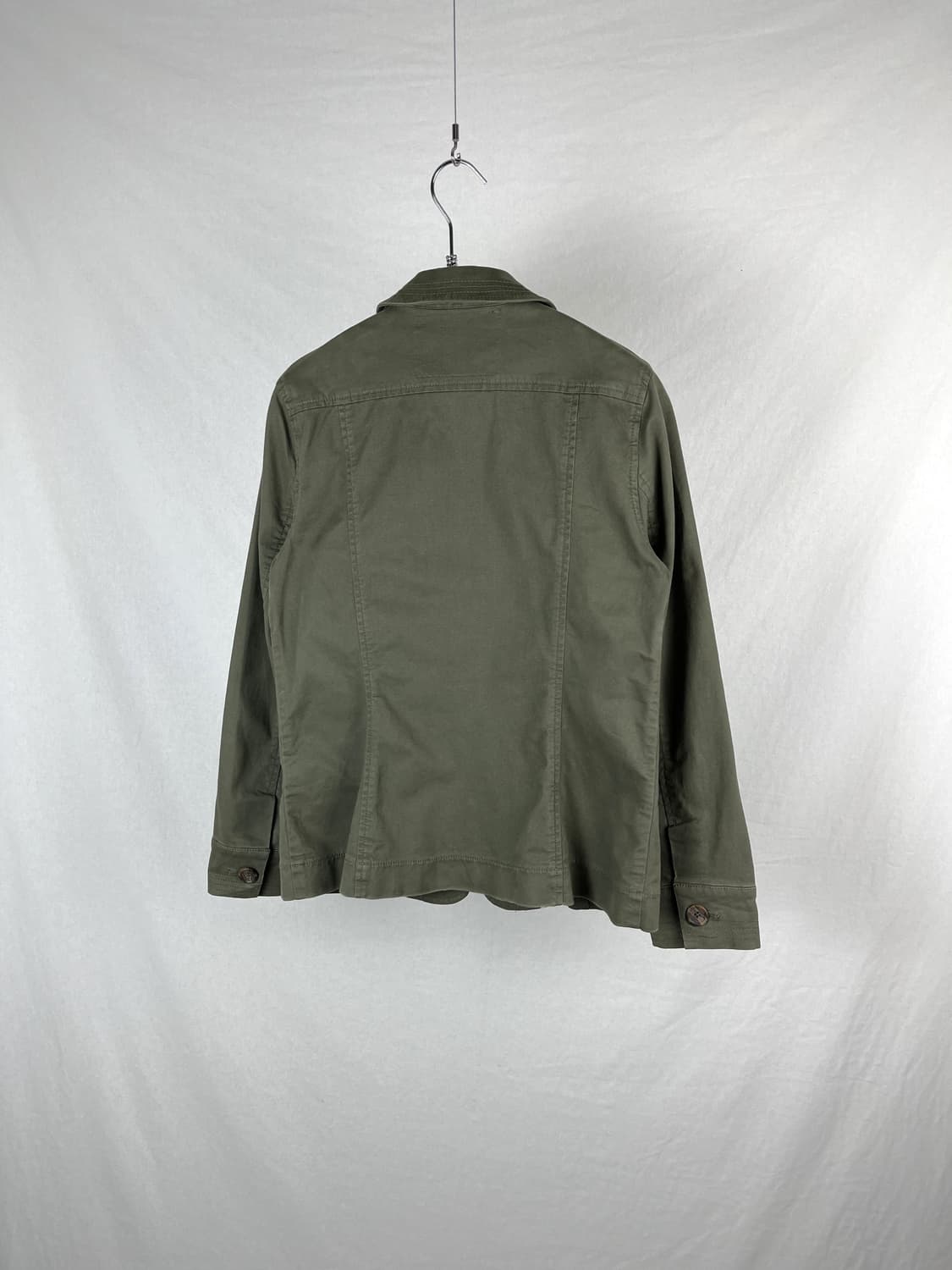Vintage 밀리터리 포켓 카키 셔츠 자켓 상품이미지4