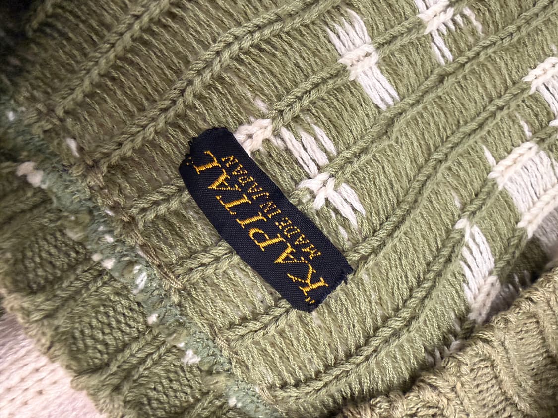 캐피탈 본 베스트 카키 상품이미지3