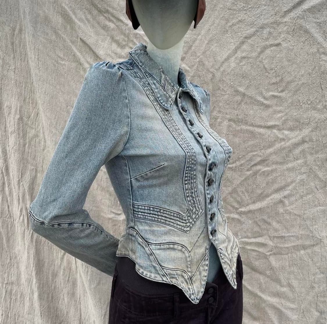 빈티지 디젤 워싱 데님 자켓  상품이미지2