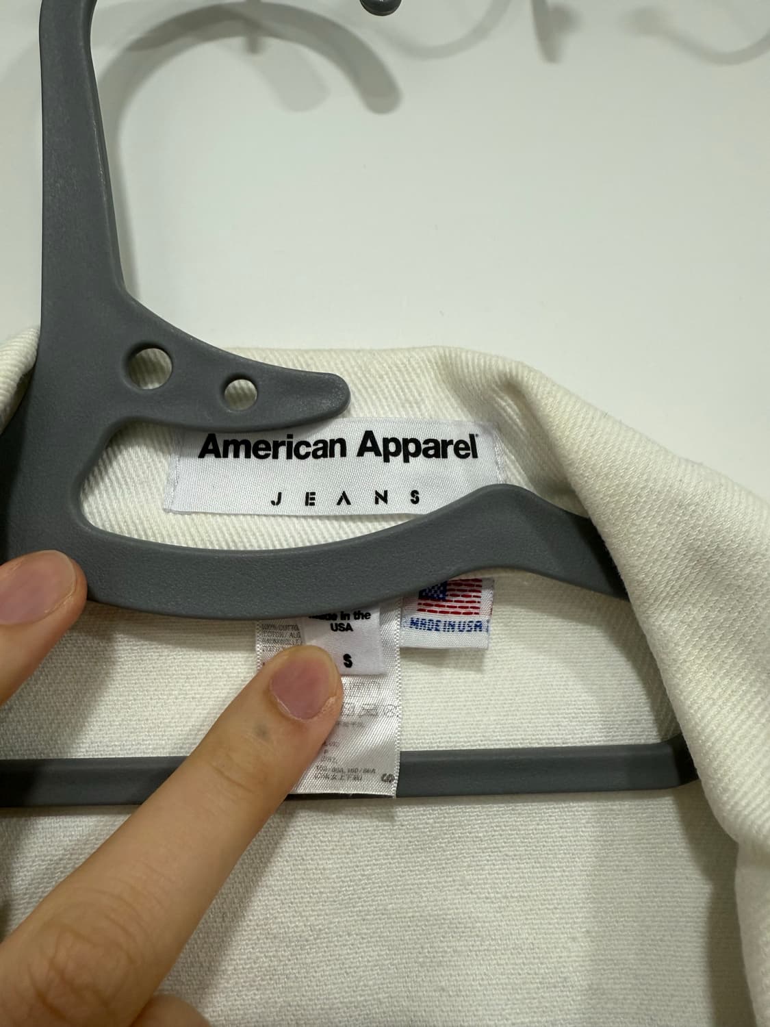 아메리칸어패럴 데님 트러커 자켓 s사이즈 상품이미지4